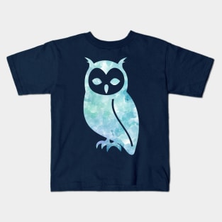 Owl Watercolor Kids T-Shirt